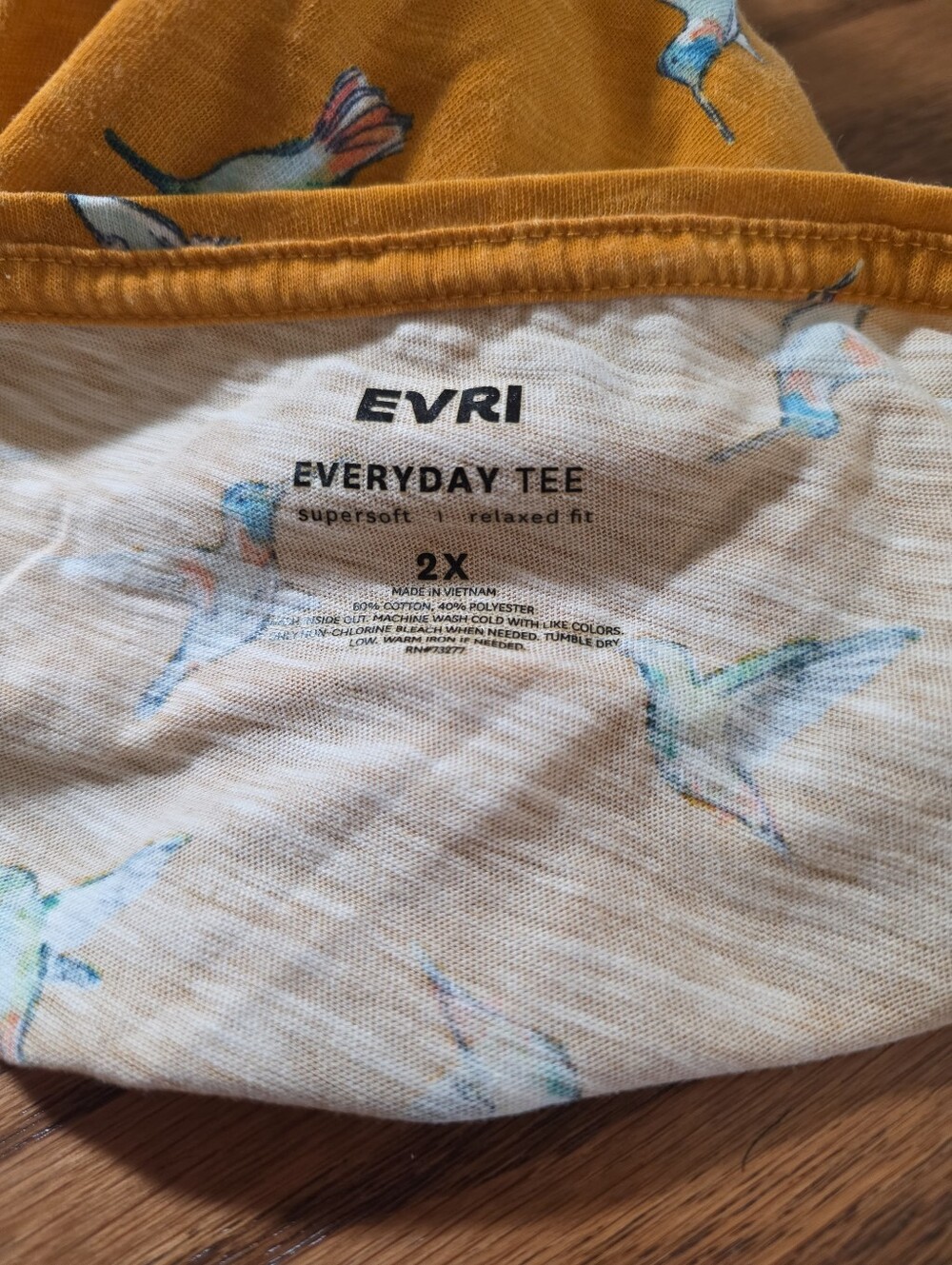 Lane Bryant & EVRI Plus Size 22 24 2X Tank Tee Bundle Bird Print Set - Picture 6 of 12